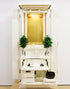 Soka Gakkai Furniture-style Buddhist Altar "Akane" Available in 4 colors Made in Japan Rainbow Gold Cabinet Compatible with Permanent Gohonzon